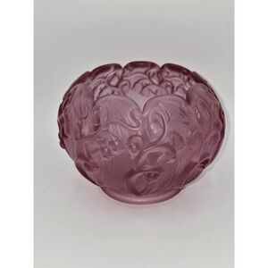 Fenton Rose‎ Magnolia Pink Lily of The Valley Rose Bowl